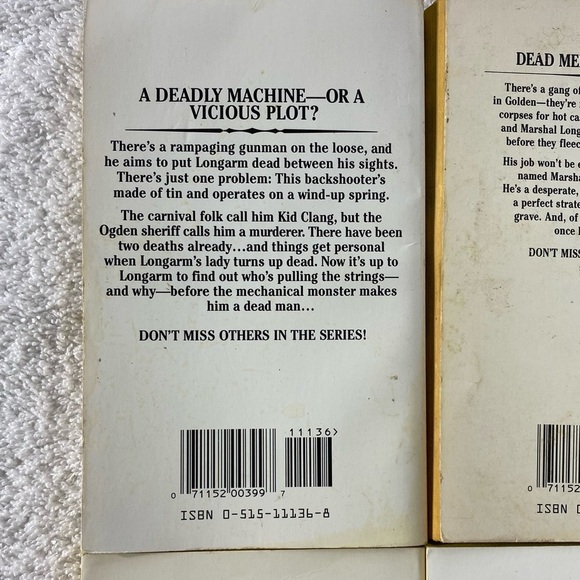 Vintage Longarm Action Western Romance Novel x4 - Picture 7 of 14